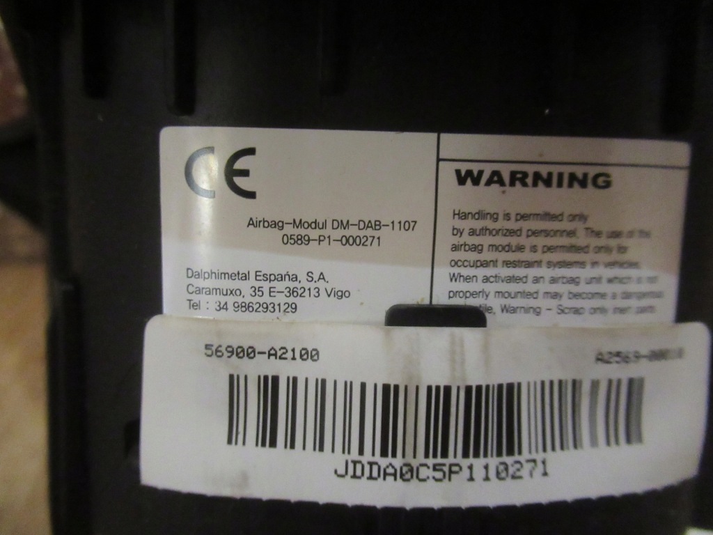 фото №3, Подушка подушка безопасности водителя kia ceed ii 12/16 rok