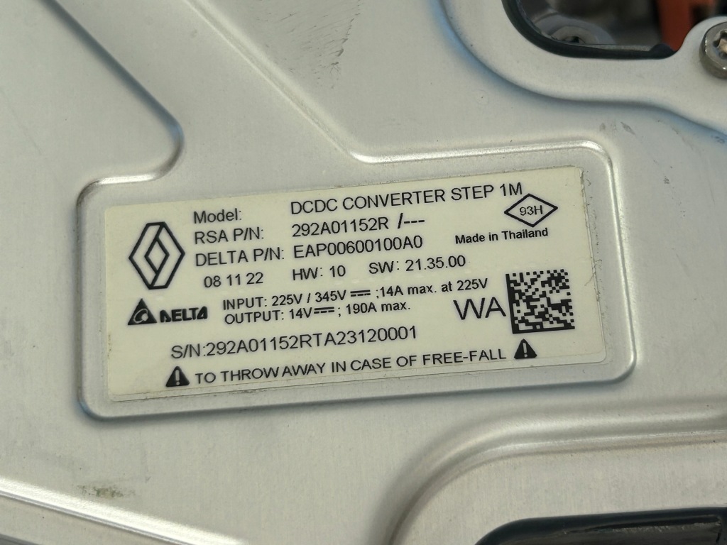 Купити Renault austral модуль заряджання акумулятора інвертор 291a19730r 292a01152r