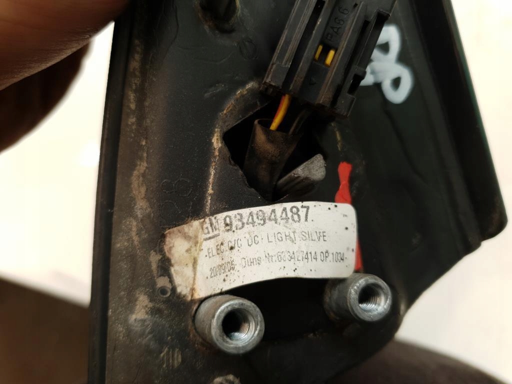 фото №7, Зеркало правое 5 pin opel meriva a