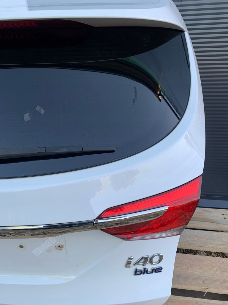 фото №8, Hyundai i40 kombi крышка багажника багажника задняя задняя ncw белый