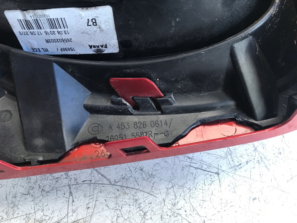 фото №5, Лампа права задня smart forfour 453 ii a4538260614