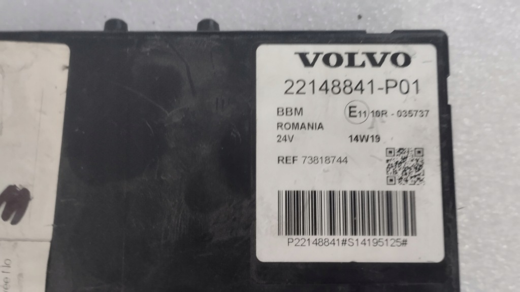 фото №1, Модуль бортовий комп'ютер касета блок керування bbm volvo fh 4 fm 22148841-p01