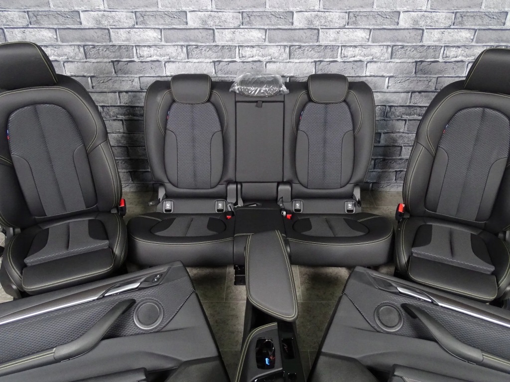 фото №6, Сидіння заднє сидіння обшивки салон середина bmw f39 x2 m-pakiet жовта nić шкіра new