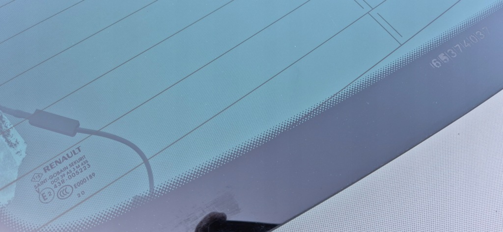 фото №2, Стекло задняя w крышка багажника renault scenic iv