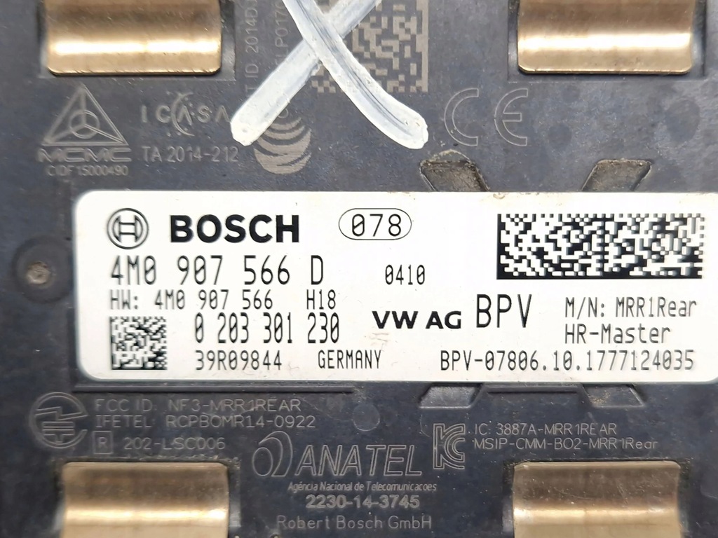 фото №8, Audi a4 s4 b9 2017 задняя сторона правая модуль мертвого pola