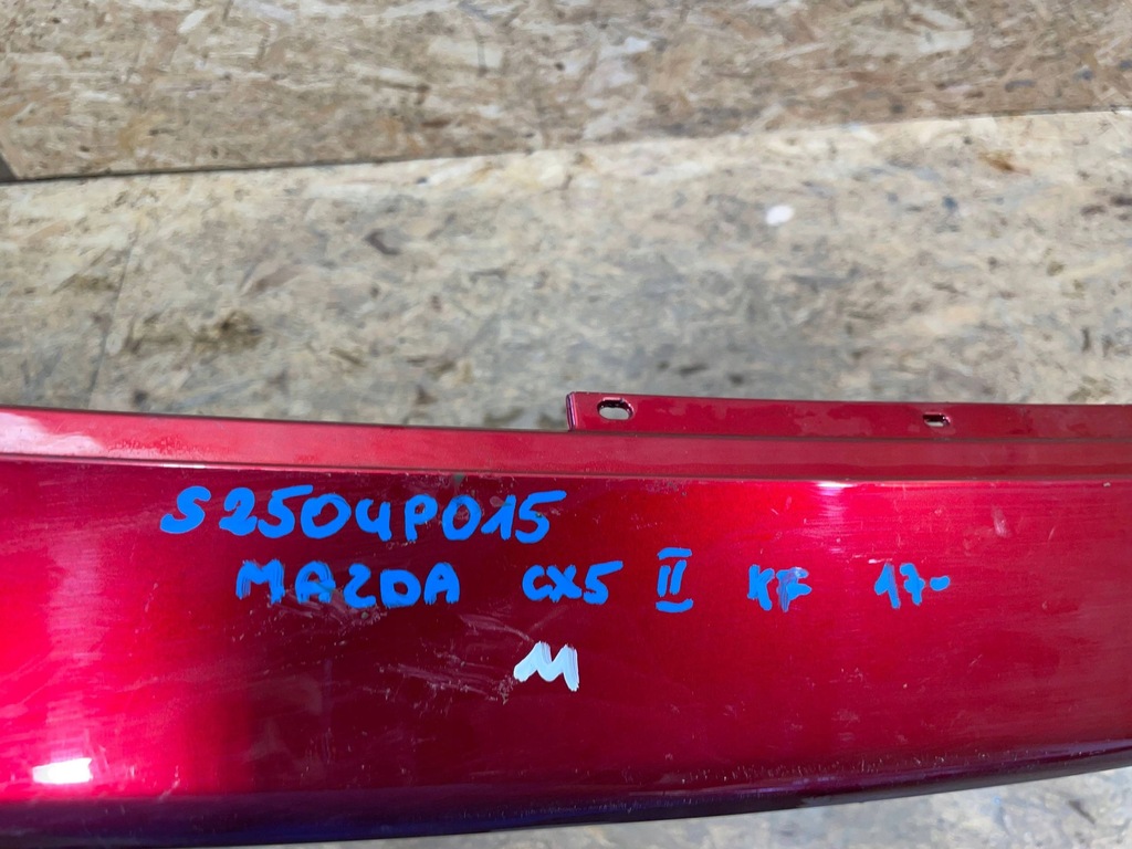 фото №9, Mazda cx5 cx-5 ii 2 kf lift 22- молдинг козирок носик решітка бампера перед