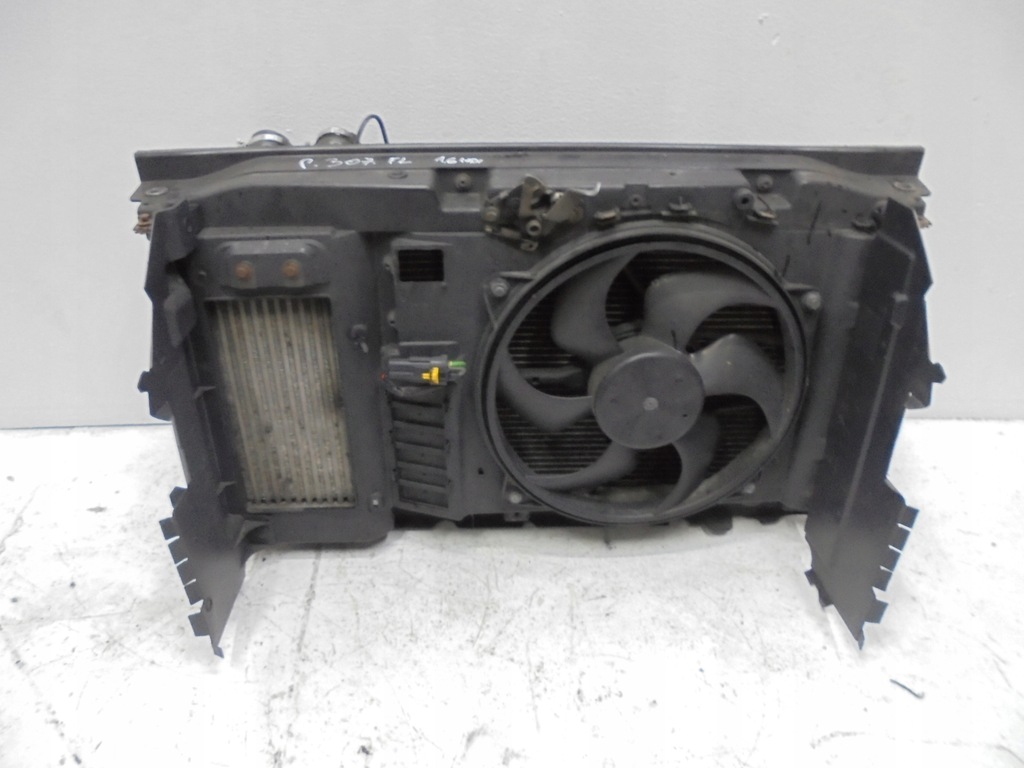 фото №1, Peugeot 307 lift 1.6 hdi радіатор вентилятор pas