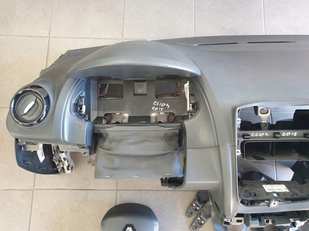 фото №12, Приборная панель приборная подушки безопасности renault clio 4 iv 2014-