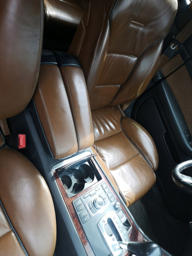 фото №10, A8 d3 сиденья кожа ruda amaretto audi комплект