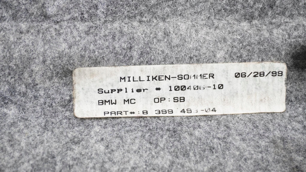 Обшивка багажника обшивка правый левый bmw z3 8399497 с Разборки