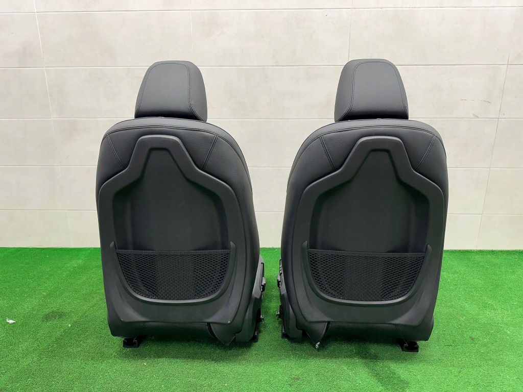 фото №6, Bmw x1 f48 середина сидіння заднє сидіння тунель обшивки оббивка czarna шкіра