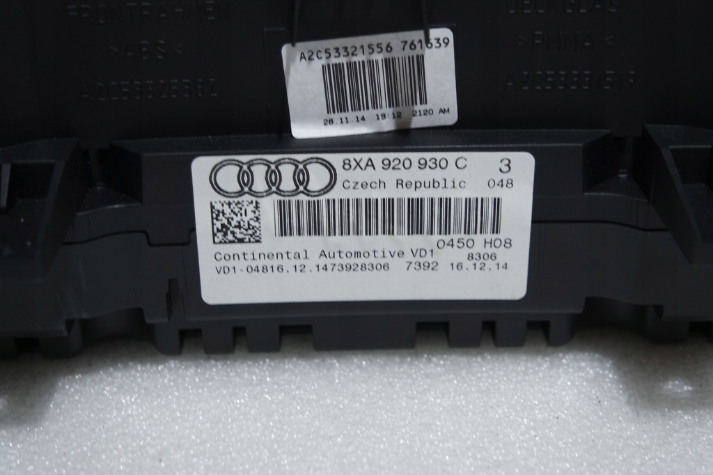 фото №7, Лічильник прилади audi s1 8x