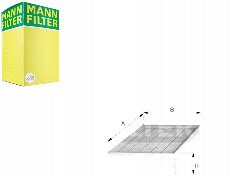 фото №1, Фильтр воздуха vw amarok 2,0tdi mann-filter