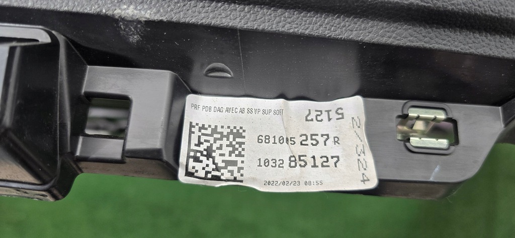 фото №7, Панель приладів приладова консоль панель приладів mercedes citan ii w420 681005257r