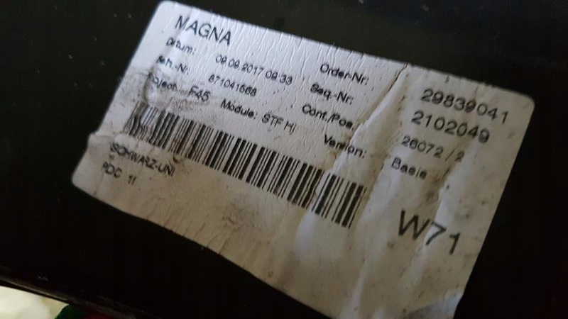 фото №8, Бампер задний bmw seria 2 f45 schwarz-uni w71