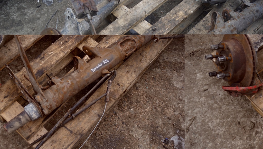 фото №6, Балка подвеска задняя поворотный кулак porsche 924s 2.5