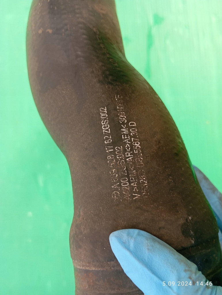 фото №5, Труба интеркулер a6395281782 mercedes vito w639 a6395281782