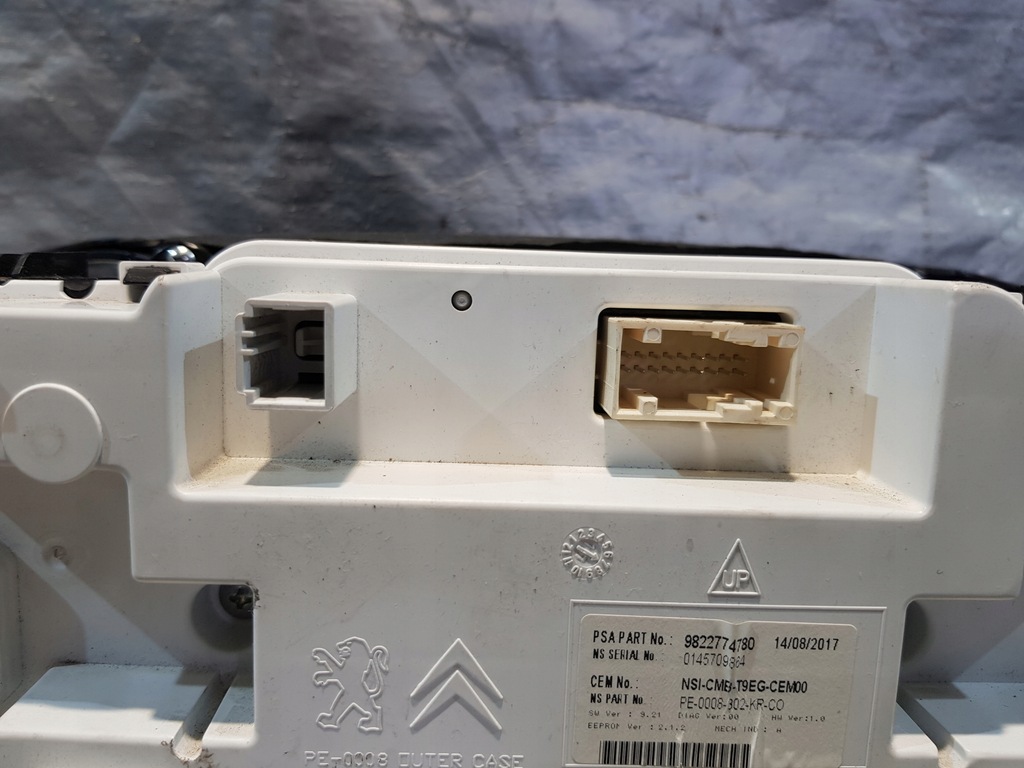 фото №8, Лічильник прилади peugeot 308 ii t9 1.6d eu оригінальний номер 9822774780