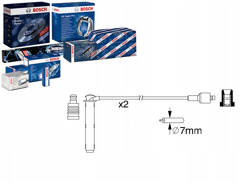 фото №1, Дроти запалювання rover bosch