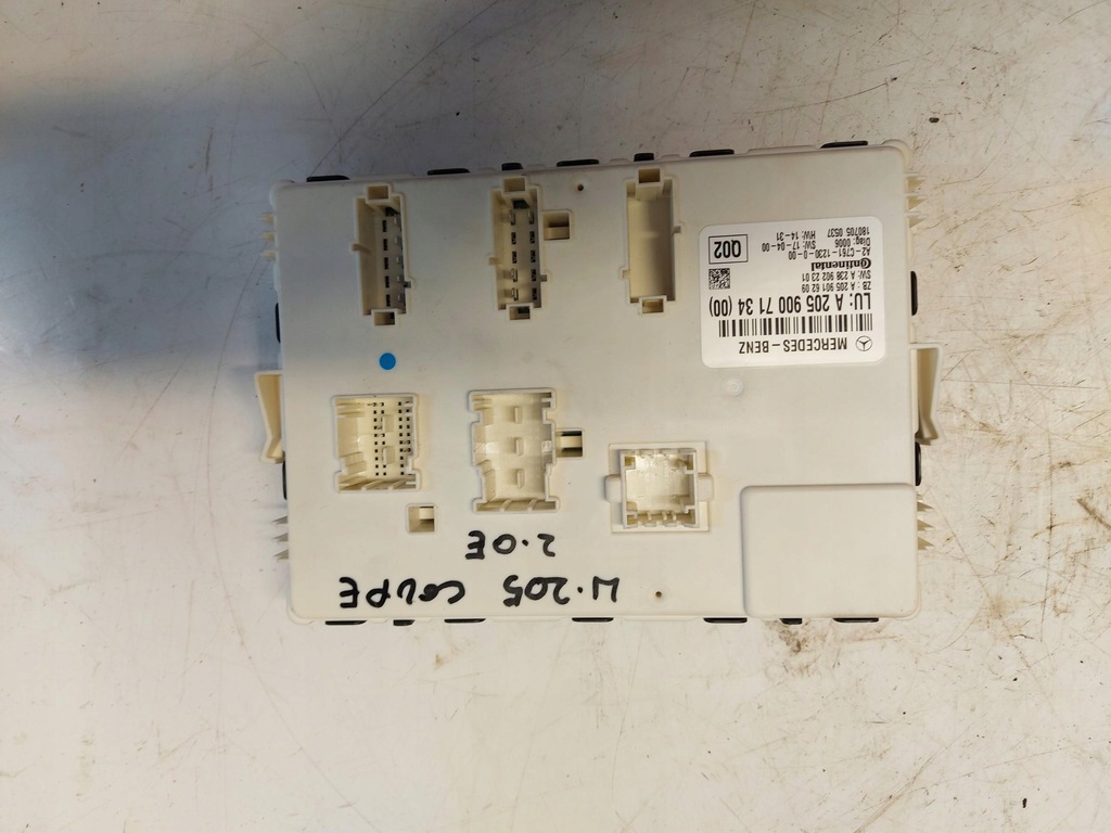 фото №1, Mercedes w205 coupe модуль блок керування люк a