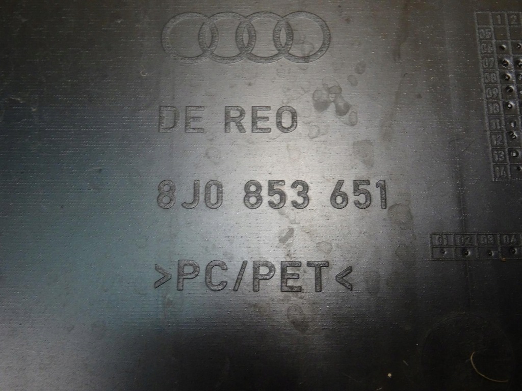 фото №11, Audi tt 8j решётка радиатора решётка радиатора бампера перед передняя передний 8j0853651