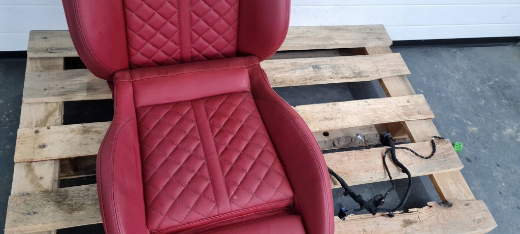 фото №5, Sq5 80a q5 lift кожа обшивка сиденье сиденье правый перед sline magmarot