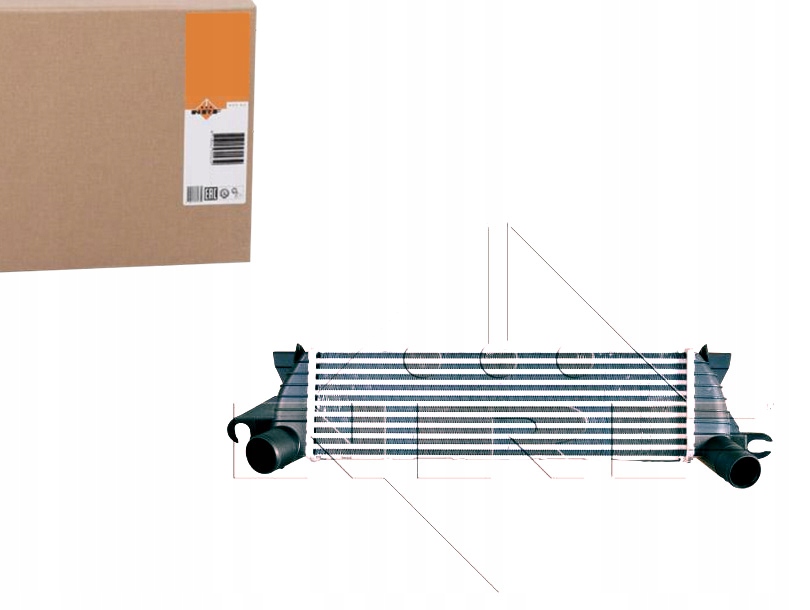 Купити Nrf 30511 радіатор повітря наддувний