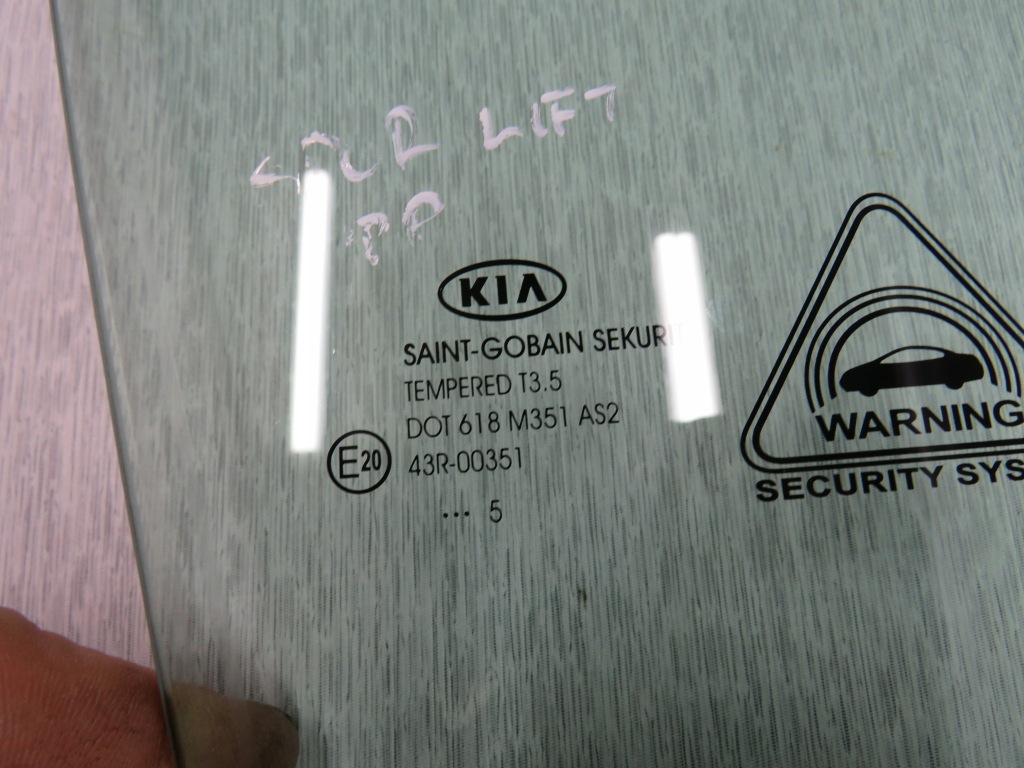 фото №5, Kia sportage iii lift стекло дверь передняя перед 2015