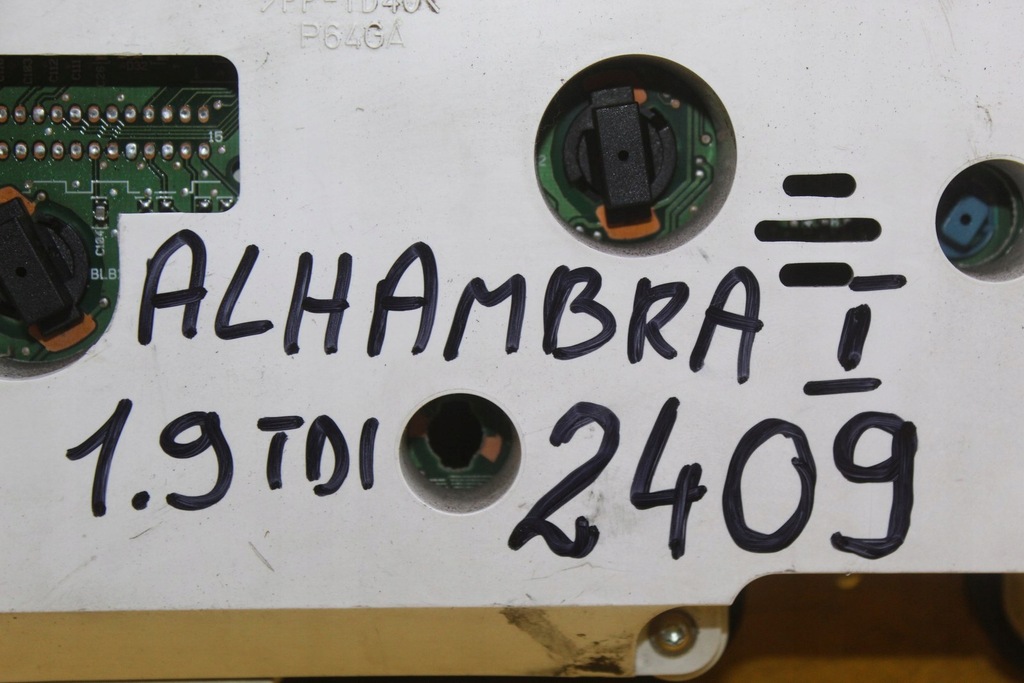 фото №9, Счетчик приборная панель seat alhambra i afn 1.9 tdi 7m0920801j
