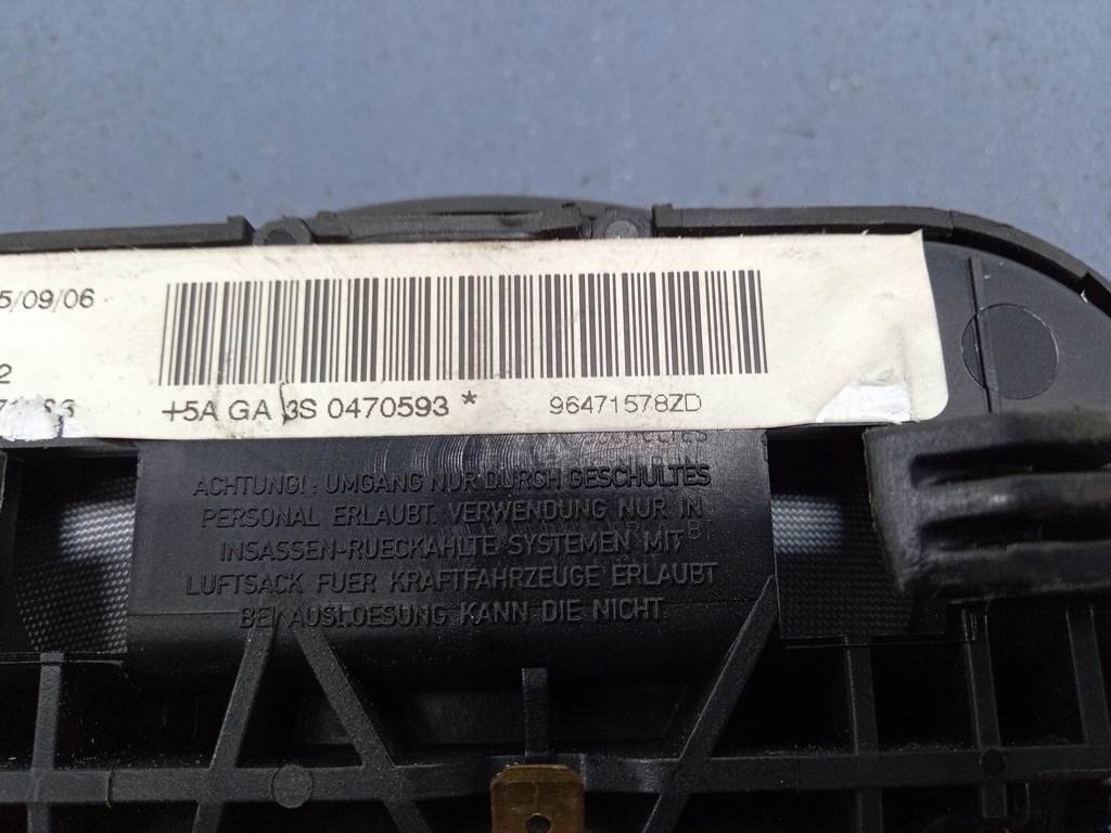 фото №9, Citroen c4 i повітропровід шкіра подушка 96823703zd