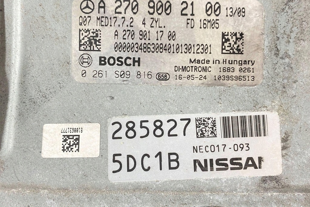 фото №10, Комплект зажигания infiniti q30 a2709002100 2.0l бензиновый 2017