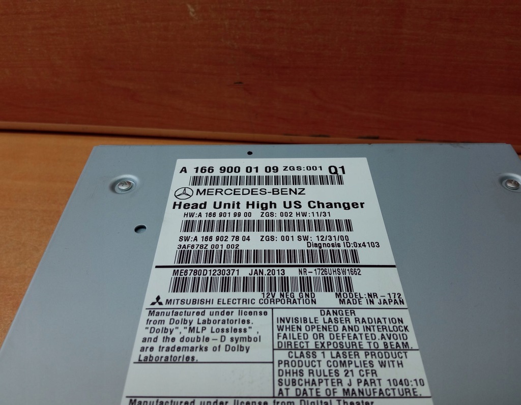 фото №7, Радио чейнджер mercedes gl x166 a1669000109