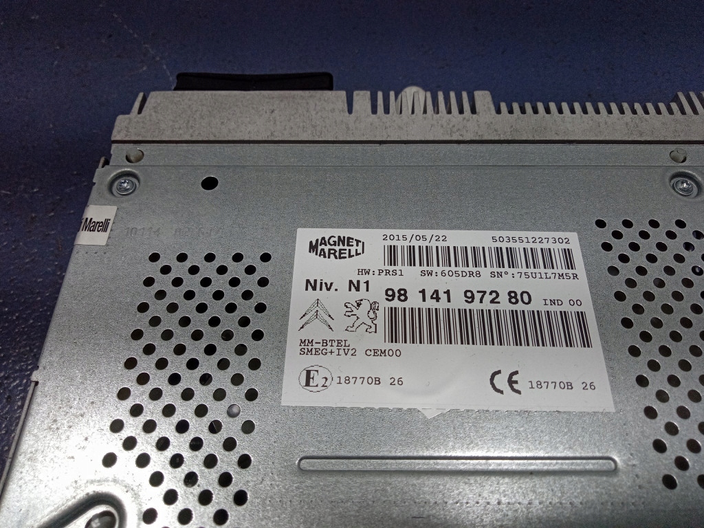Citroen c4 ii b7 рестайлинг  15- блок радио навигации smeg+ 9814197280 в Украине
