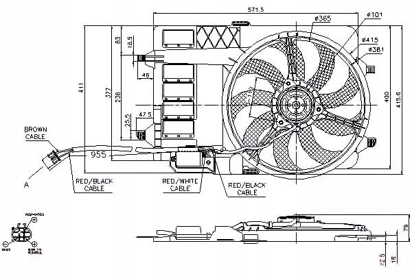 фото №2, Nissens 85125 вентилятор, охолодження двигуна
