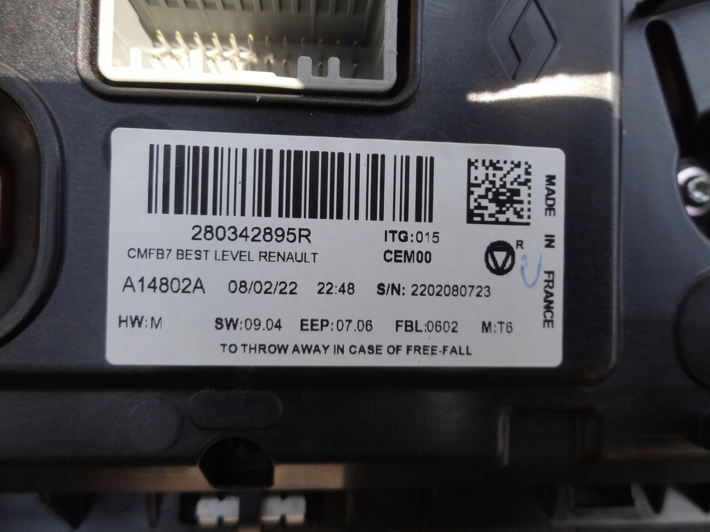 фото №6, Renault arkana 2022 навигация дисплей радио 259154610r europa оригинал