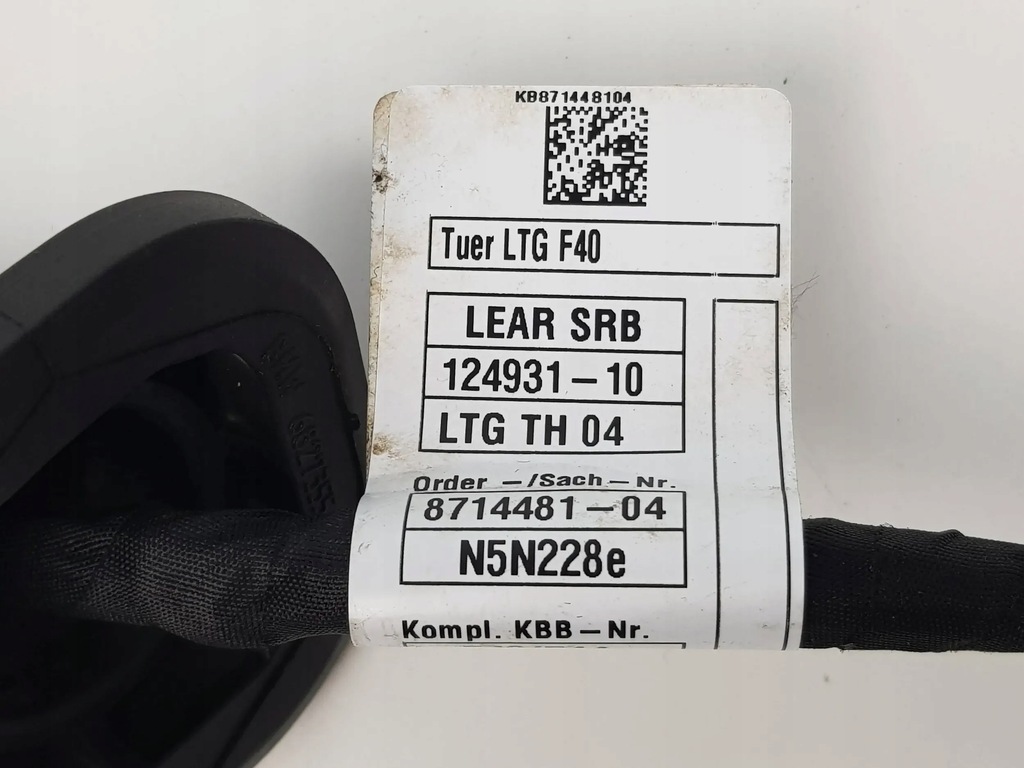 фото №14, Жгут электропроводка трубопровод дверь боковых правый задняя bmw 1 f40 8714477