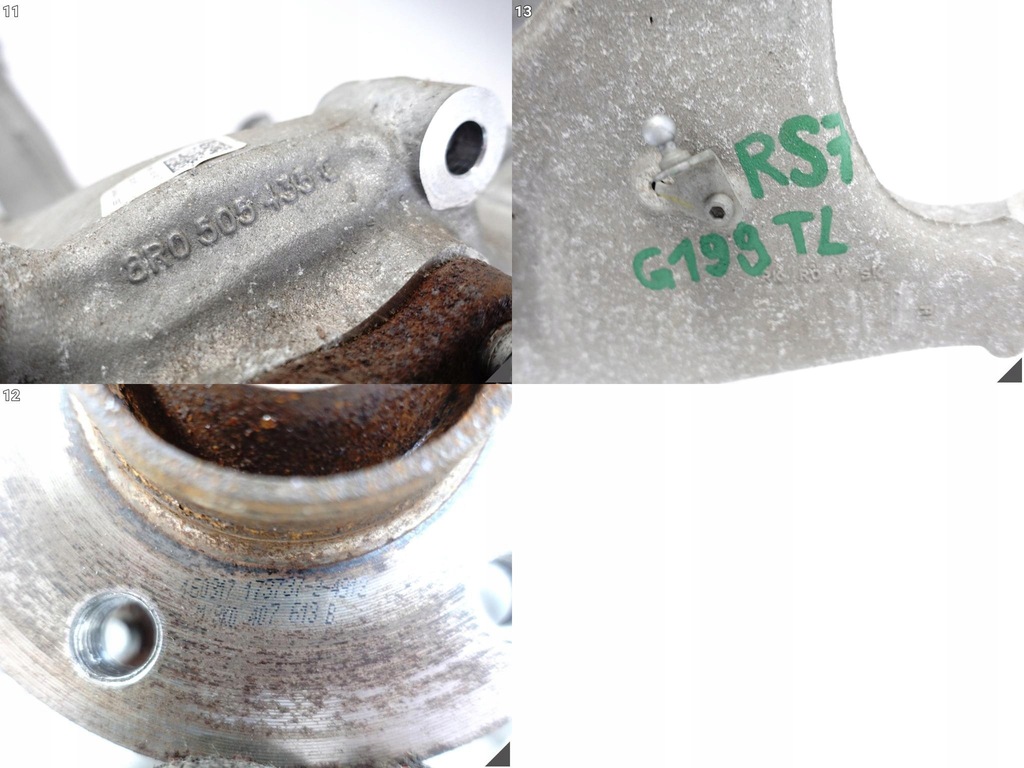 фото №12, Audi rs7 4g8 c7 lift 15-18 подвеска поворотный кулак рычаги левая задняя 70 km