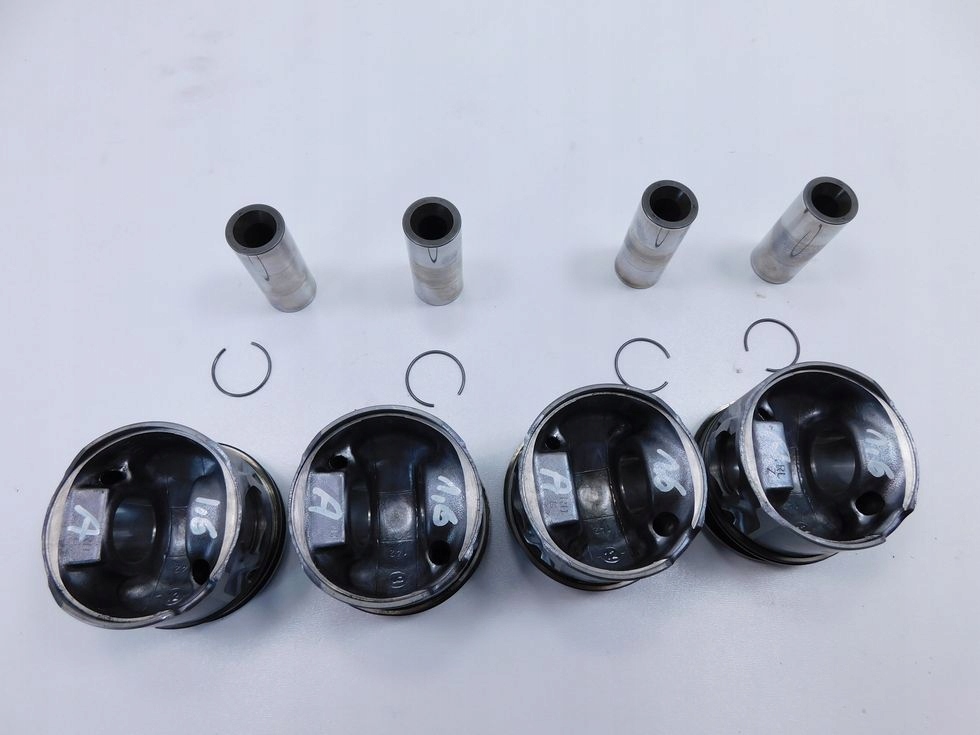 фото №10, 4x поршень 1.6 d hdi tdci ford peugeot citroen volvo fiat поршни v50 s40 focus