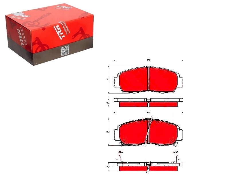 фото №1, Тормозные колодки тормозные honda перед accord civic fr-v leg