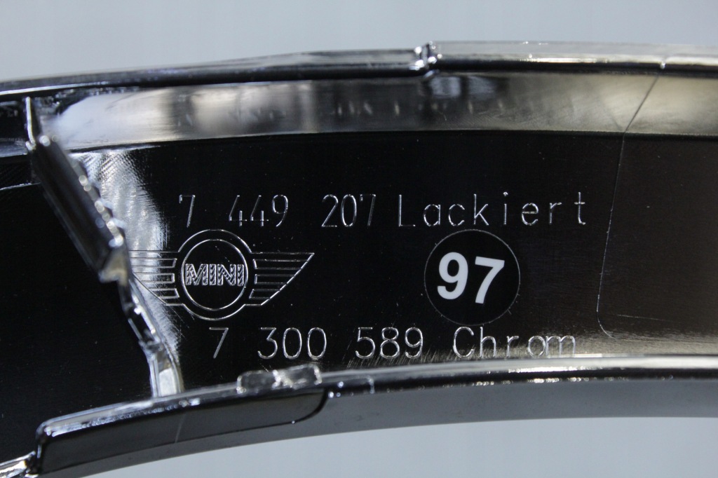 Молдинг декоративна хром рамка ґрати бампера mini f55 f56 f57 7300589 Недорого