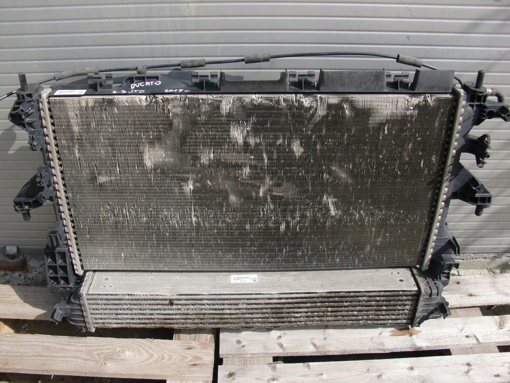 фото №1, Fiat ducato 2.3jtd комплект радиатор вентиляторы