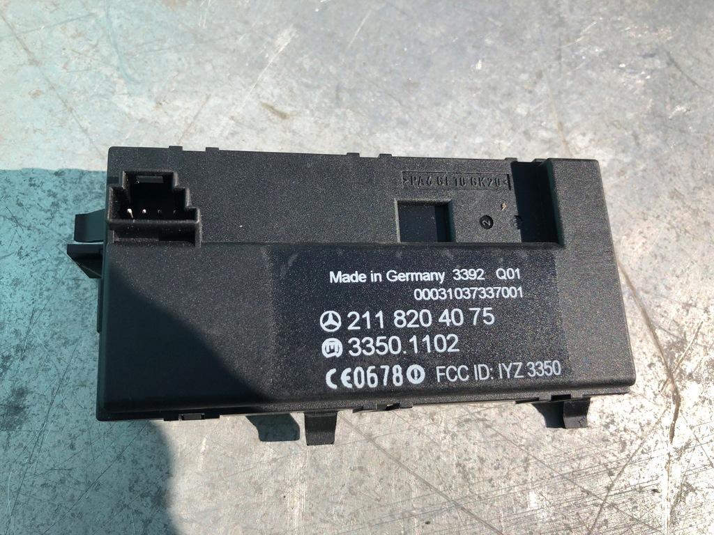 фото №1, Mercedes w211 модуль keyless go a2118204075