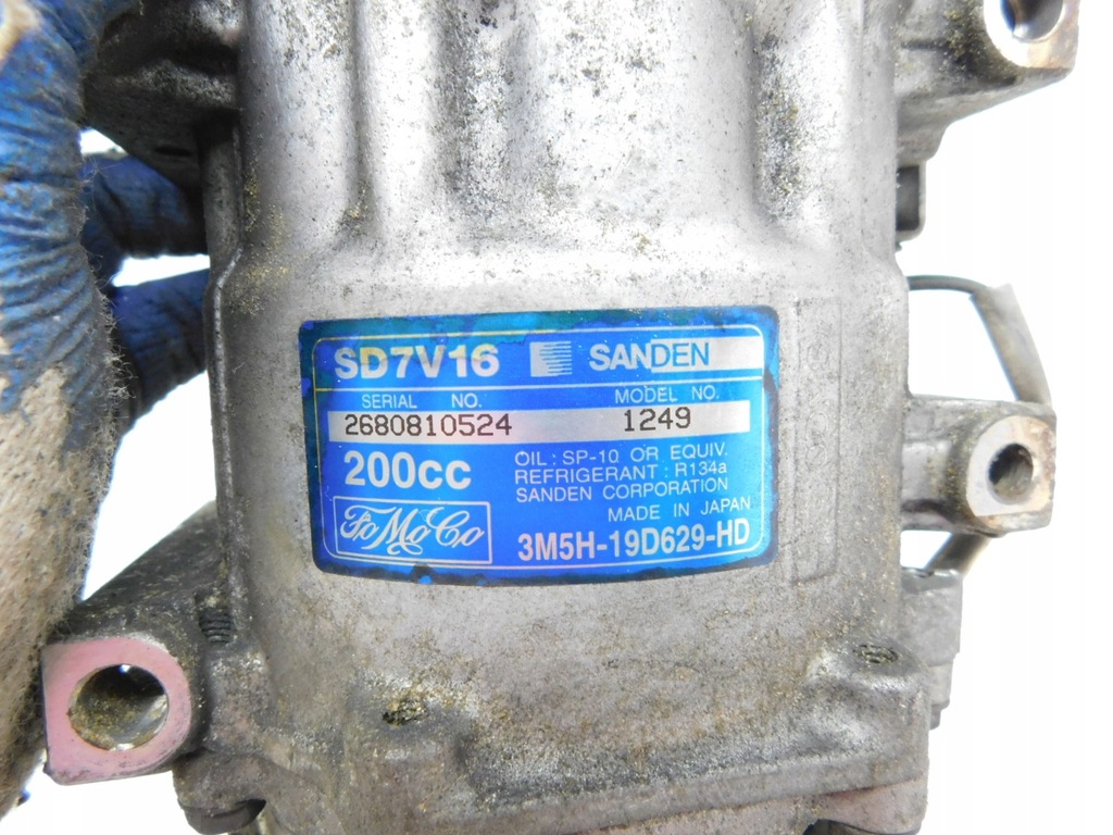 фото №8, Компресор кондиціонера - volvo s40 ii c30 v50 c-max 2.0d tdci