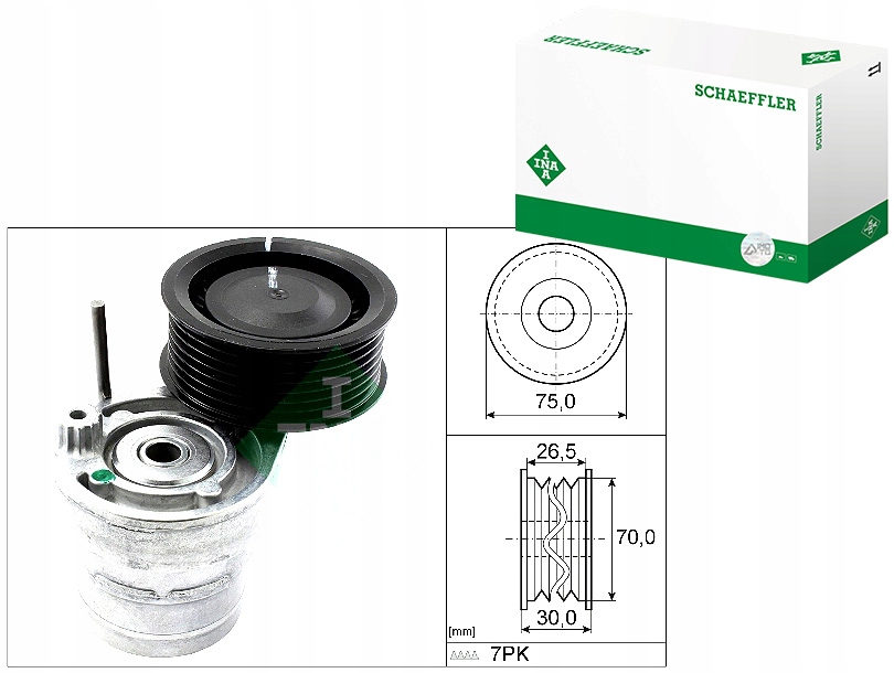фото №1, Натяжитель ремень клиновой dacia duster logan ii logan mcv ii sandero