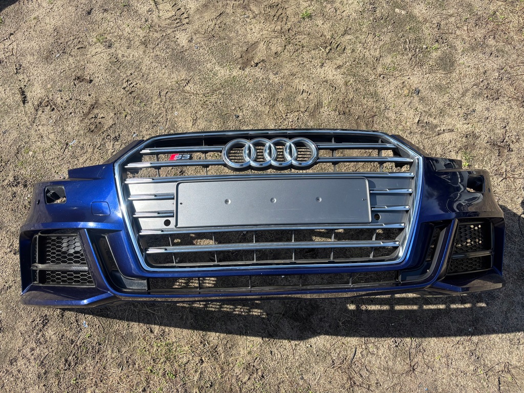 фото №6, Audi a3 s3 8v5 lift sedan s-line бампер передній решітка радіатора решітка радіатора