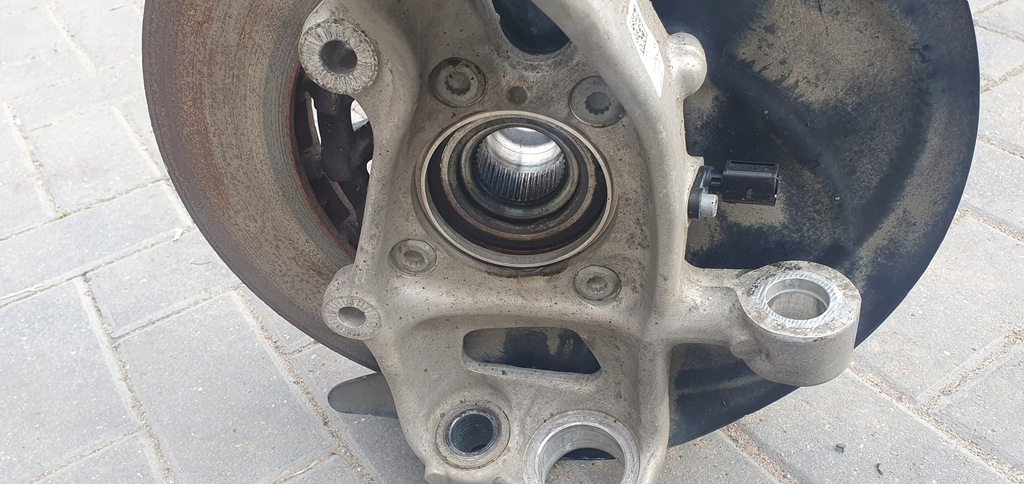 фото №6, Audi q7 4m q8 4m touareg 760 поворотный кулак ступица диск правая левая перед