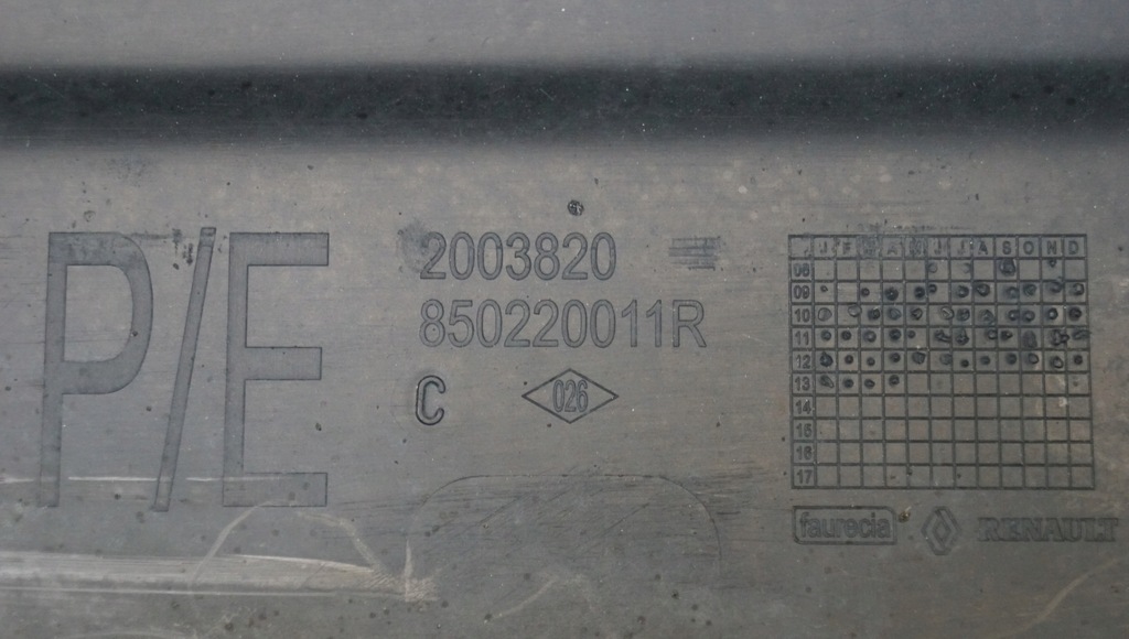 фото №15, Бампер задняя renault master iii 850220011r