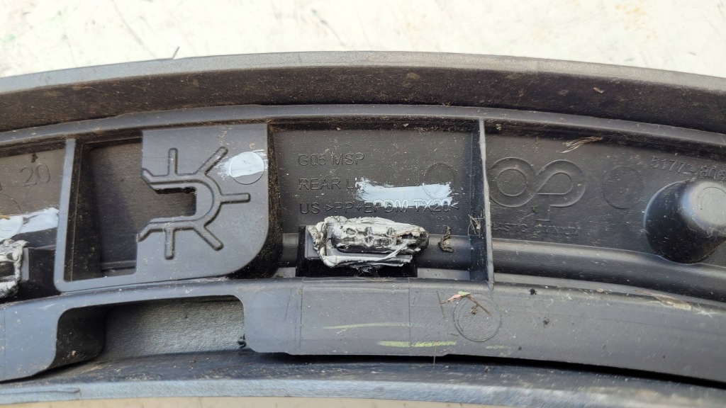 фото №13, Bmw x5 g05 молдинг крила заднього ліва задня