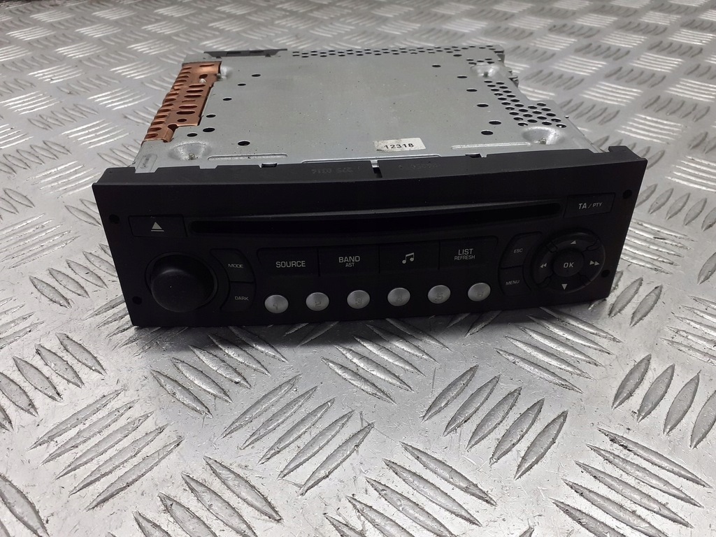 фото №4, Радіо заводський cd citroen c2 96643698xt