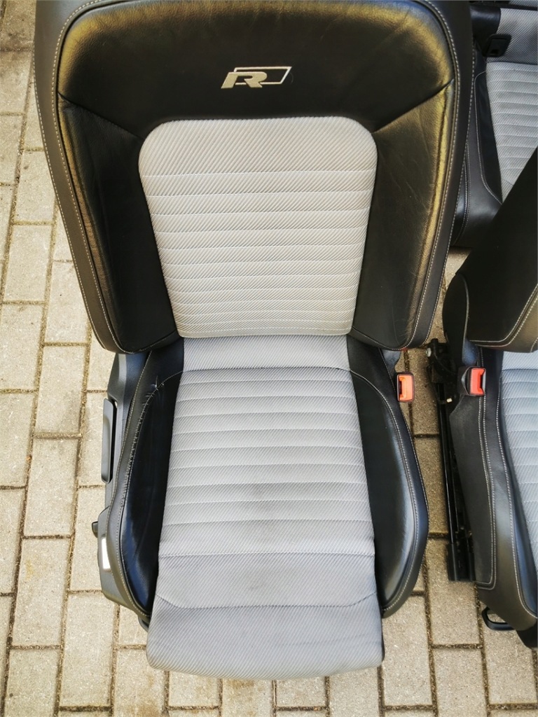 фото №13, Vw passat b8 kombi r-line 14-19 сиденья заднее сиденье салон демонтаж